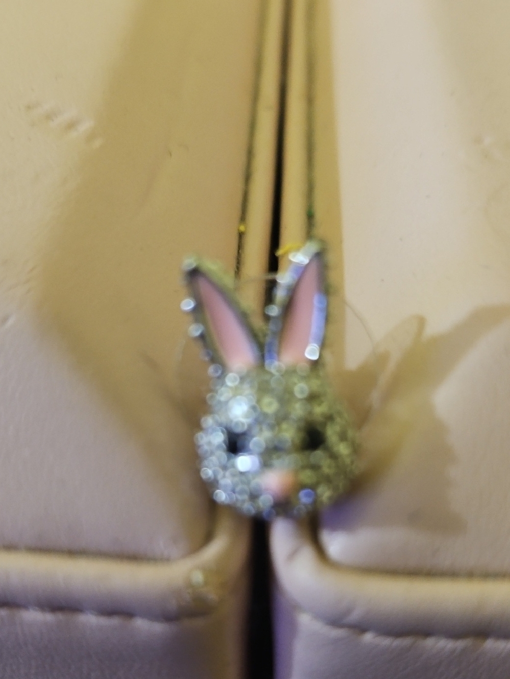 KateSpade Bunny Earrings With Stones.  Vintage